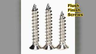 M3 M4 M5 Nickel Plated Screws Countersunk Flat Head