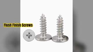 M3 M4 M5 Nickel Plated Screws Flush Countersunk