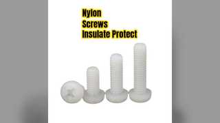 Nylon round head cross screw