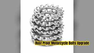Premium 304 Stainless Steel Flange Bolts for Motorcycles