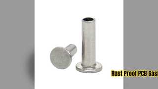 304 stainless steel flat head semi-hollow rivet